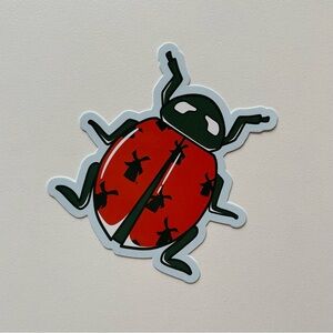 Dutch Bros Coffee Red & Black Ladybug Sticker Limited Edition March 26 Release